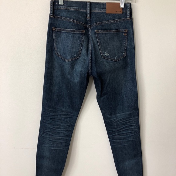 Madewell 9” high rise skinny size 27 distressed - Picture 2 of 6